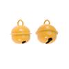 Tiny Bell Charm Painted Colorful Bells Metal Round for DIY Crafts Jewelry Pendant Party Accessories 50Pcs