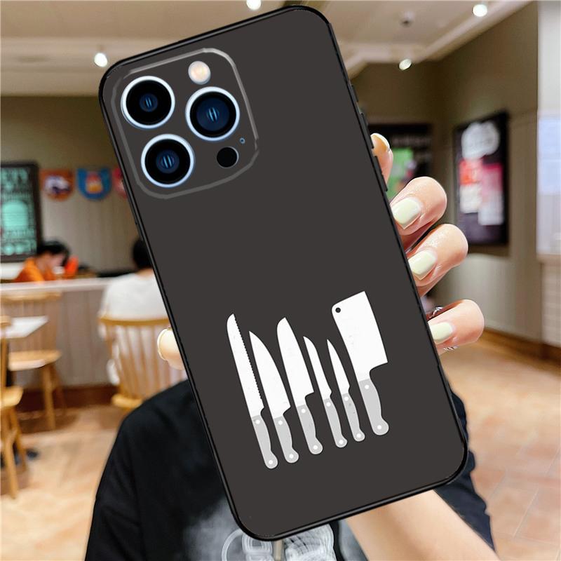 Baking Cook Chef Case For iPhone 17 16 15 14 13 12 11 Pro Max Mini Plus 16e 17 Air Bumper Cover Accessories