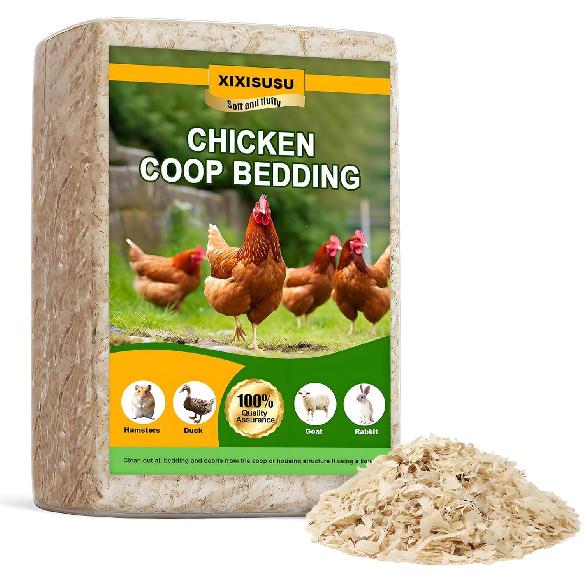 Сосновая стружка для цыплят - 1 фунт Натуральная подстилка для курятника | Мягкая древесная стружка для кур, цыплят, кроликов, хомяков, песчанок и шиншилл 1 LB