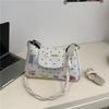 Summer New Retro Bag Women's Large-capacity Shoulder Bag Sweet Printed Messenger Bag Casual Shopping Bag