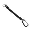 Retractable Spring Elastic Rope Security Gear Tool Anti Lost Keychain Fishing LanyardBlack
