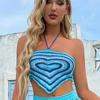 Top Bikini Triangolo Halter da Donna con Allacciatura sulla Schiena Sexy Intrecciato a Mano con Conchiglie Puramente Fatto a Mano Top Bikini con Conchiglie Costume da Bagno Biquini