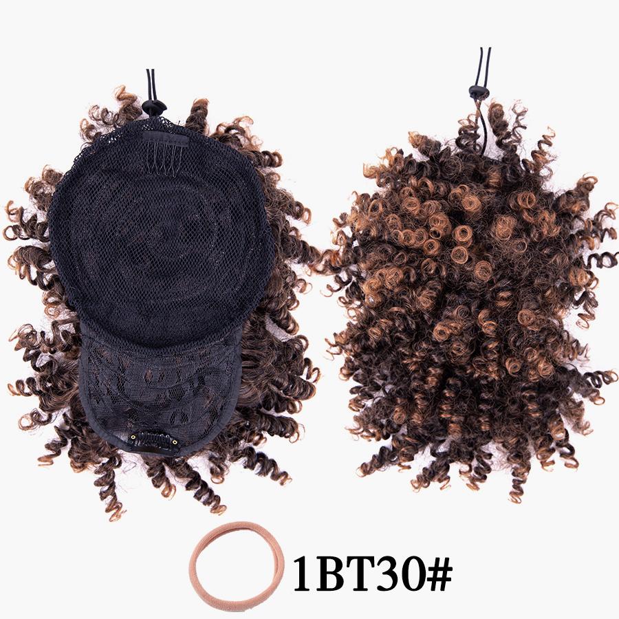 Clip per capelli ricci con frangia finta Pezzo sintetico di estensione dei capelli marrone nero per estensioni dei capelli con frangia di capelli ricci