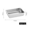 Square Stainless Steel Serving Tray