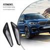 DT08 Car Front Side Fender Carbon Fiber Trim Finisher 51117338569 51117338570 for BMW X3 F25 2011-2018 X4 F26 2014-