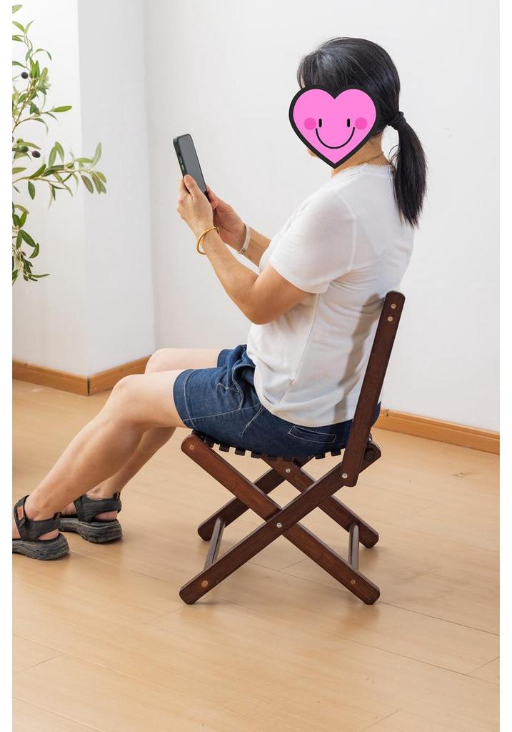 Premium Widened Bamboo Folding Lounge Chair for Home & Outdoor Use - Reinforced & Cool for Summer Relaxation