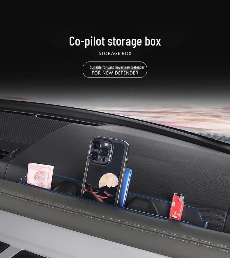 Front Passenger Grab Handle Storage Box for 2020-2025 Land Rover Defender 110 - Interior Accessory