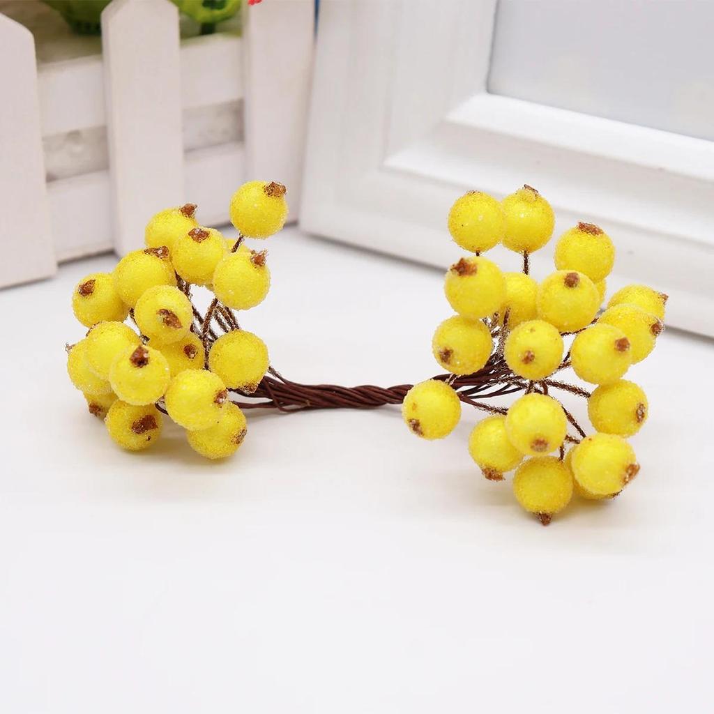 Piccoli Pistilli in Schiuma Bacche e Fiori per Decorazioni di Matrimonio e Fiori di Seta