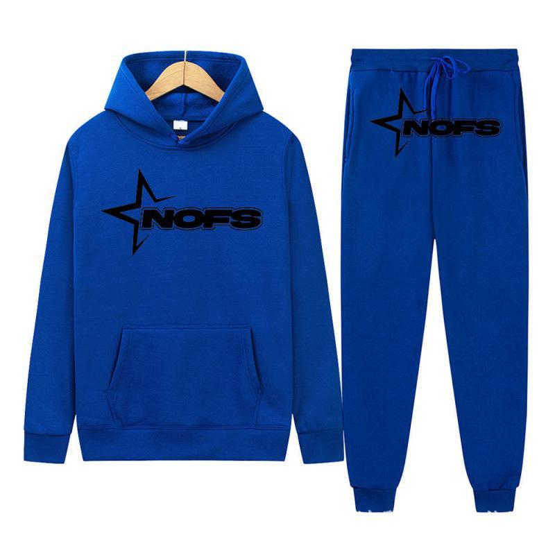 Gothic Punk Rock Letter Hoodie & Sweatshirt Set - Trendy Streetwear