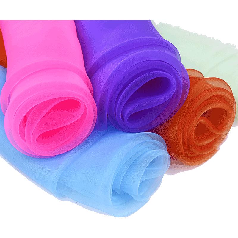 Black and Pink Wedding Backdrop Organza Tulle Drapes and Dessert Table Cloth