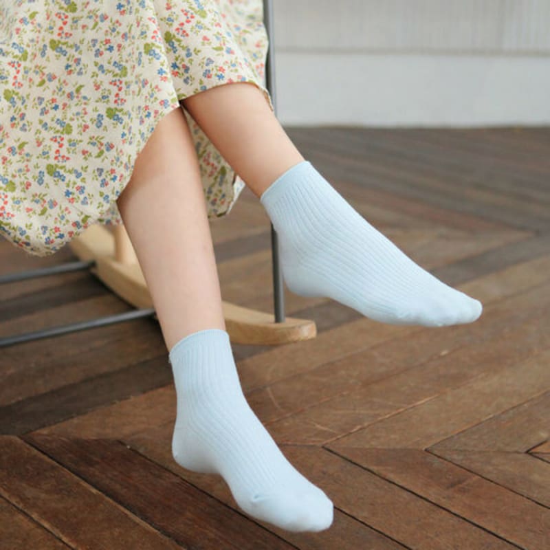 Bananasisters Mango Plain Cotton Socks (7 Colors)