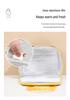 Stylish Oxford Cloth Thermal Lunch Bag - Trapezoidal, Large Capacity, Foldable, Handheld Bento Bag for Students.