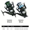 Long Casting Surf Fishing Reel Metal Spool Carp Fishing Spinning Reel Big 8000 9000 Series CNC Rocker Arm Sea Feeder Reels