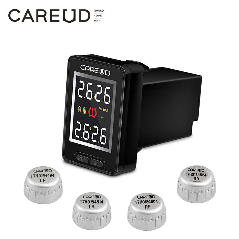 

CAREUD TPMS For Honda/Toyota/Nissan/Mazda Car electronics Wireless Tire Pressure Monitoring System Internal/External sensors MAZDA