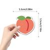 55 New Peach Fruit Graffiti Stickers Decorative Skateboard Suitcase Helmet Stickers