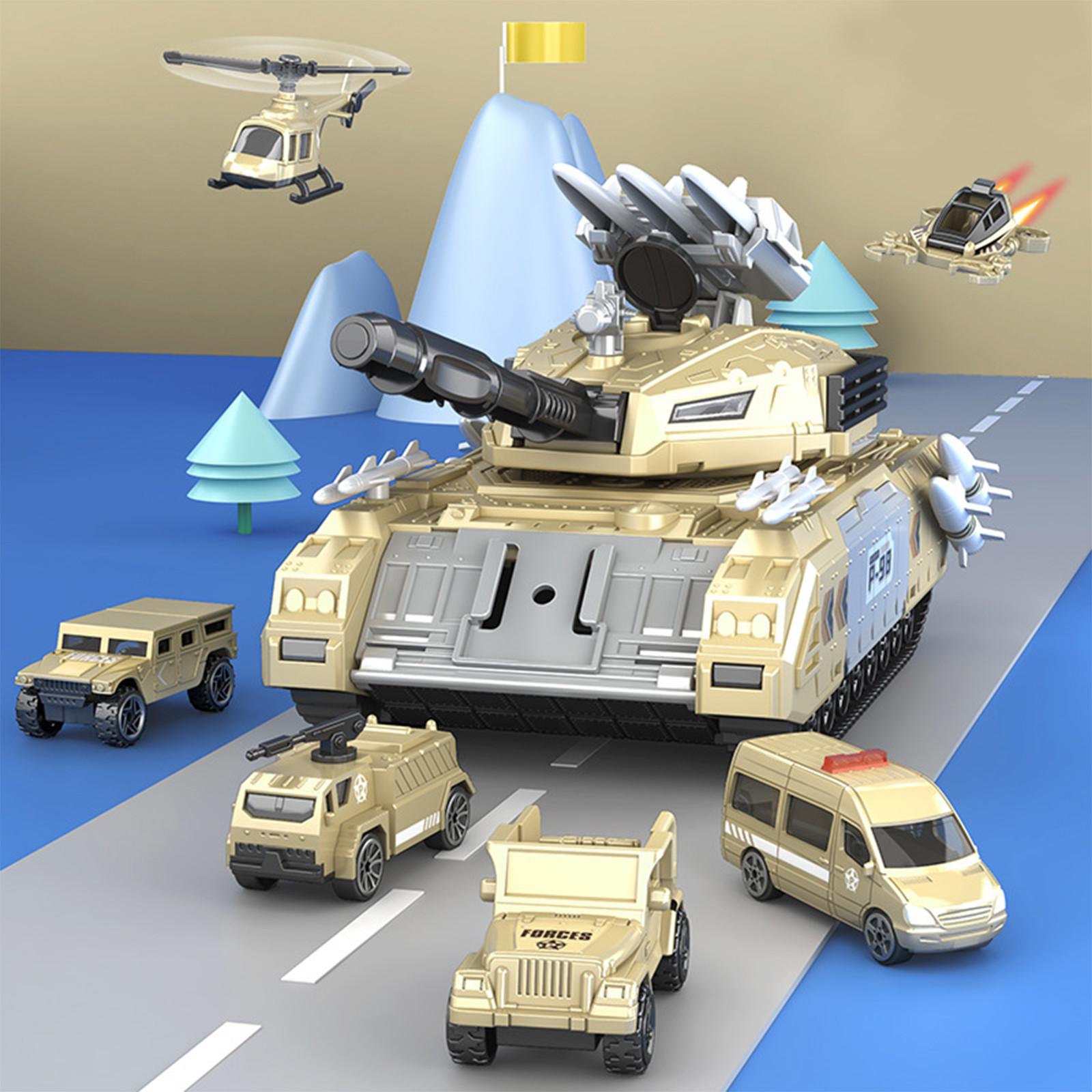 

Children s Tank Military Base Combination Series Toys Wholesale Combination Assembled Tank Storage хакі