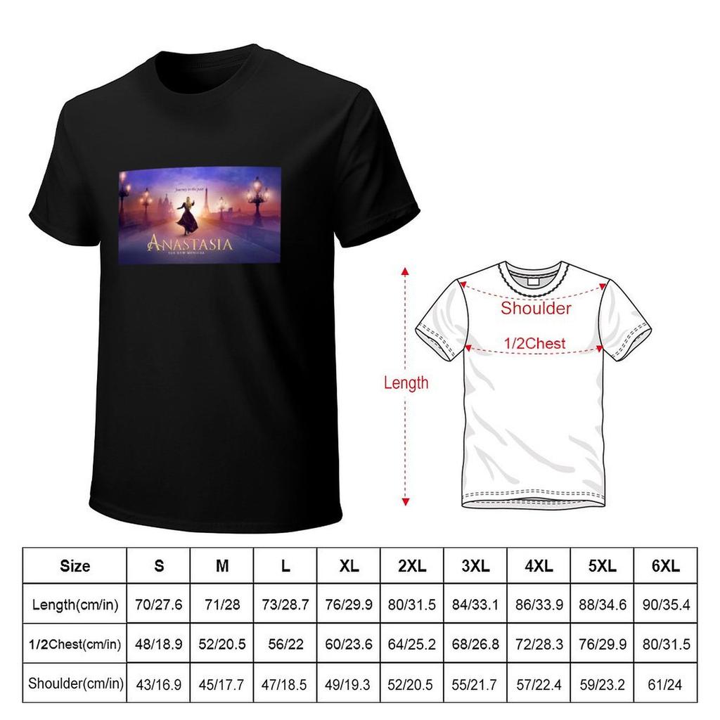 Anastasia the Musical TShirt vintage graphic tee tops Funny tshirts heavyweights mens designer t shirt