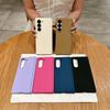 Custodia Rigida Colorata di Lusso per Samsung Galaxy Z Fold 7 6 5 Cerniera ad Asse Cover Protettiva Antiurto in PC Rigido (Solo Cover Posteriore)