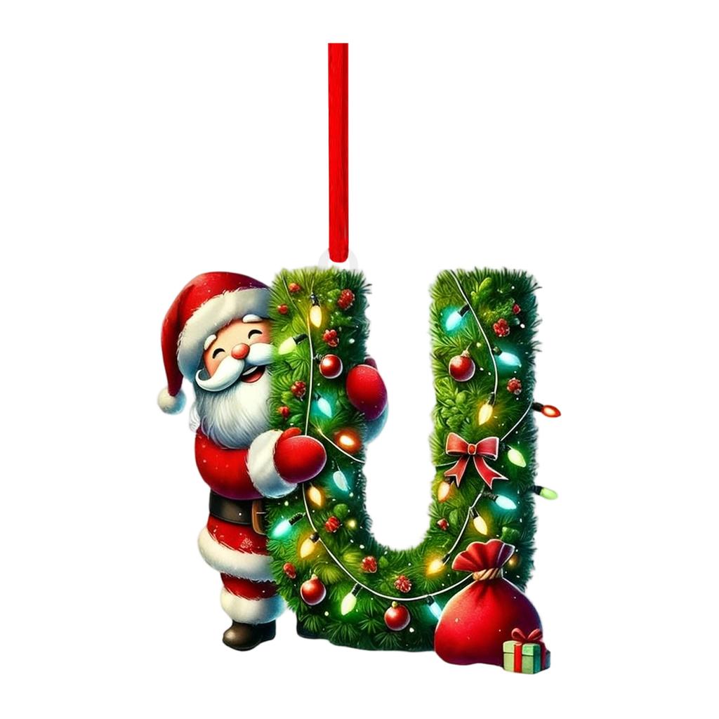 26 Letter,Christmas,Ornaments,Acrylic,1