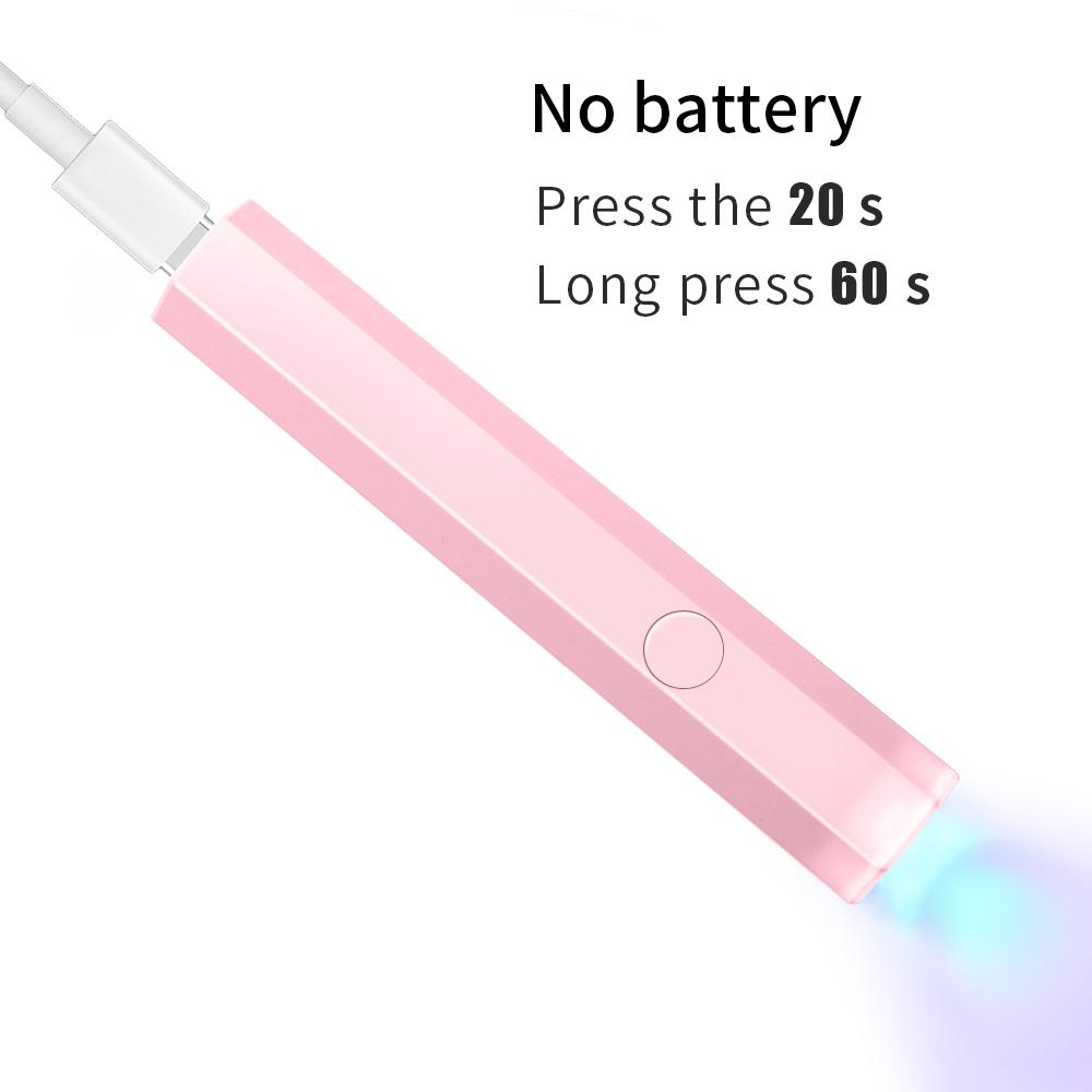 Vysoušeč nehtů ve stylu pera UV světlo na gelové nehty UV LED lampa na manikúru Lampa na sušení gel laku na nehty Nástroje