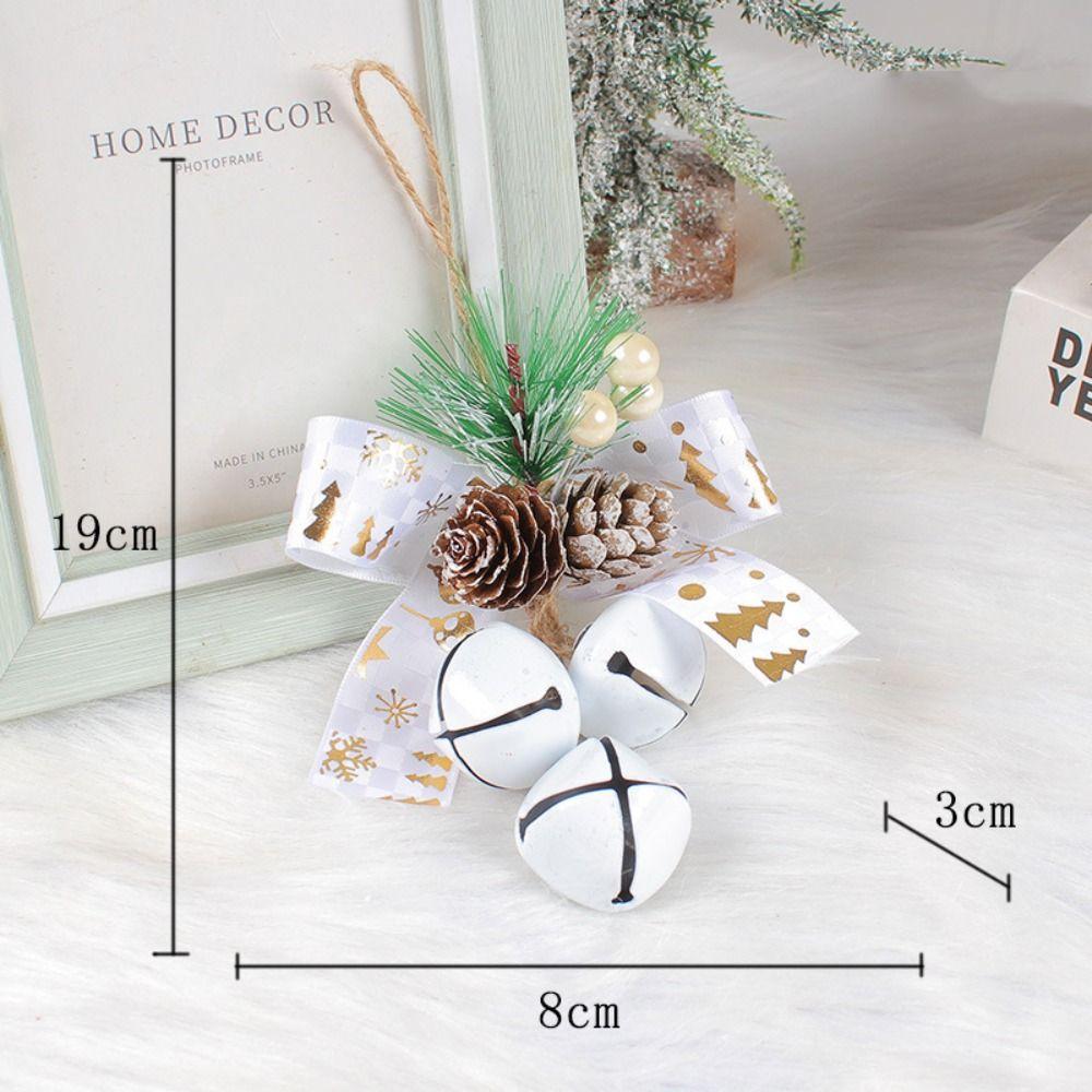 Supplies Hemp Rope New Year Decor Christmas Bells Pendant Xmas Tree Decorations Hanging Ornament