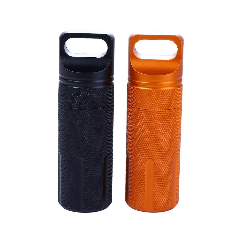 Survival Medicine Case Capsule Emergency Dry Bottle Seal Tank Pill Box First-Aid Canister Container