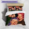 KPOP Hunter Juego de Cama de 3 Piezas Funda Nórdica Cierre Incluye 1 Funda Nórdica y 2 Fundas de Almohada para Todas las Estaciones Dormitorio Hogar Decoración de Dormitorio Universitario