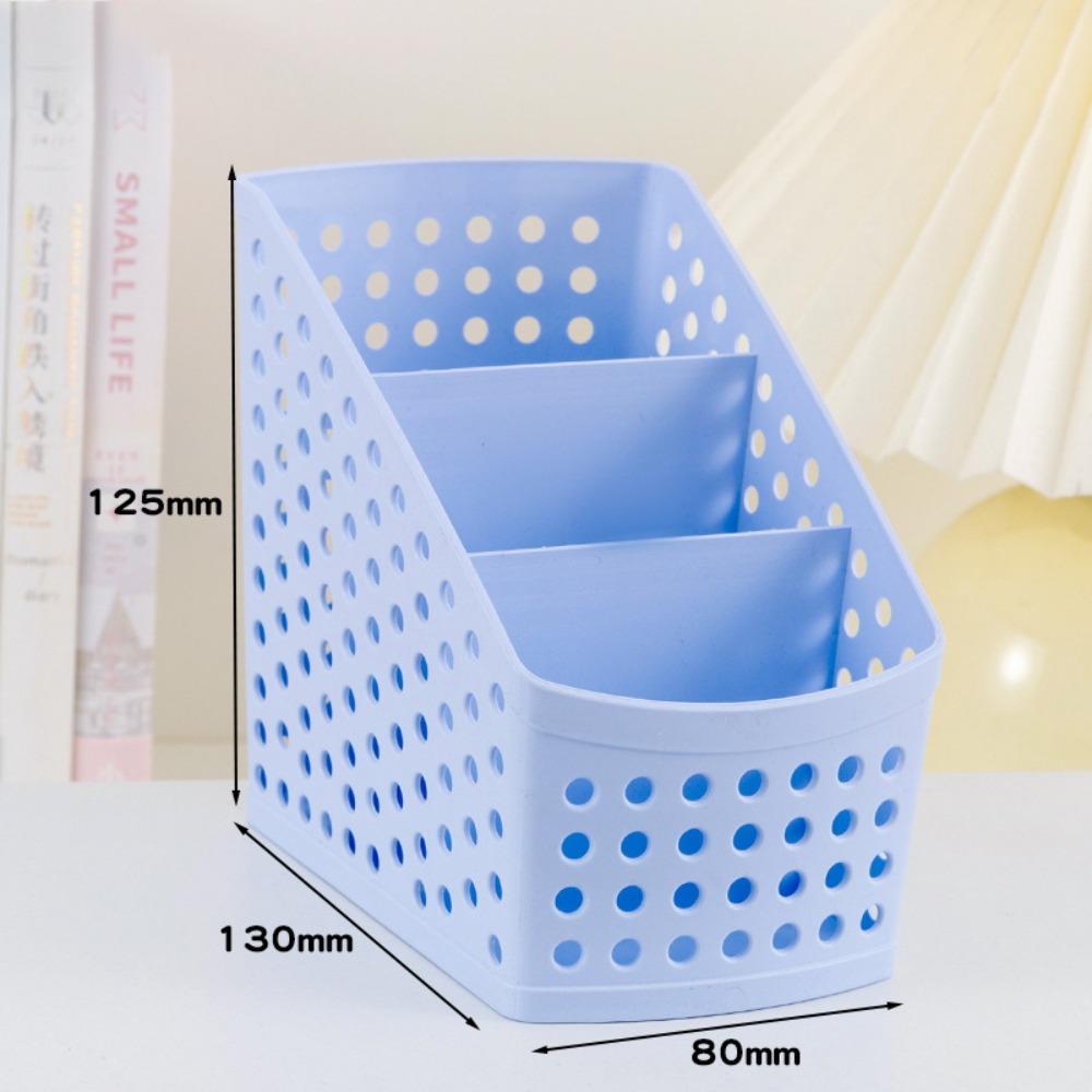 Large Capacity Stationery Storage Basket Morandi Color Desktop Organizer  Desktop Use