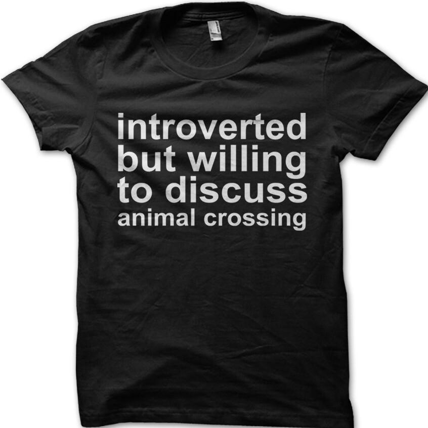 

Introverted but will to discuss... funny printed t-shirt 9038 S разноцветный