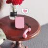 1/4 PCS Mini Vintage Rotary Telephone – 1:12 Miniature Retro Desk Phone for Dollhouse, Fairy Garden Paths & Micro Landscapes
