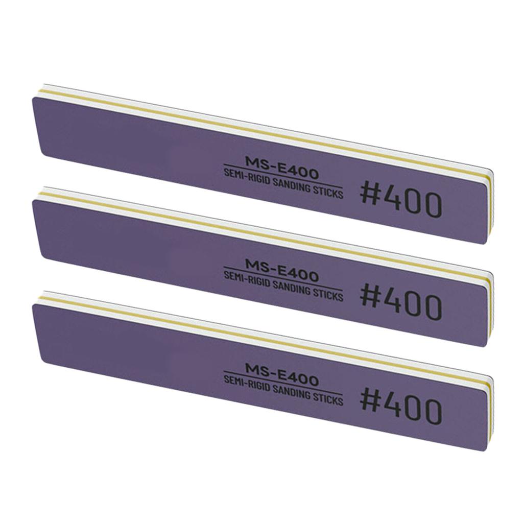 3Pcs Polishing Stick Sanding Stick for Plastic Model Metal Wood Buffing Sanding Tool Sandpaper Sanding Polishing Part