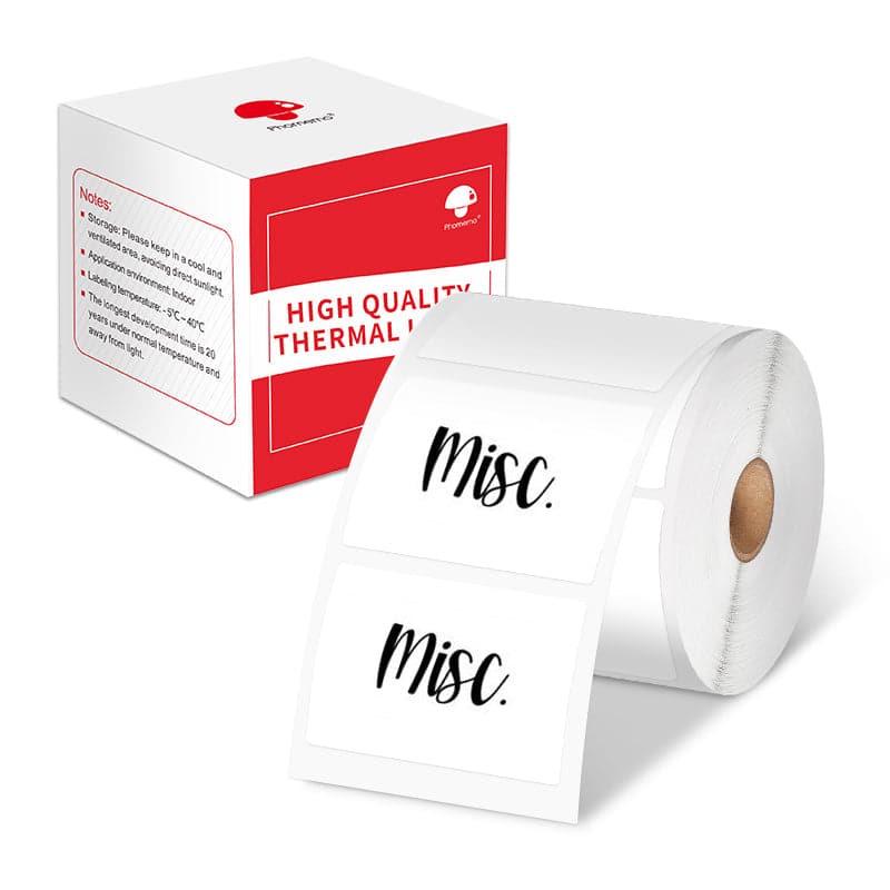 Phomemo M110 Thermodruck-Etikettenpapier: Selbstklebende, wasserdichte Preisschilder für Schmuck & Bekleidungsetiketten