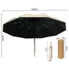 High-End Automatic Folding Sun & Rain Umbrella for Men - Large Size Sunscreen Sunshade