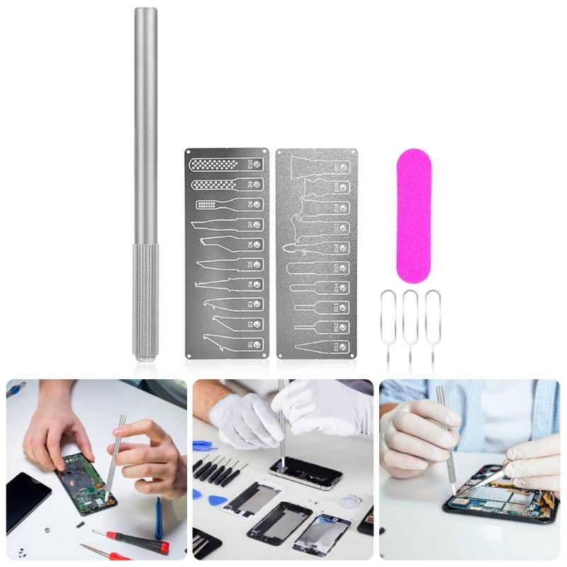 Professional Repair Tool Set Glues Scrapers 20 Interchangeable Blade For Electronics Maintenance And CPU Delidding Tasks