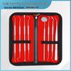 Dentist Tools Set: Stainless Steel Double-Ended Probe, Mouth Mirror, and Teeth Cleaning Kit