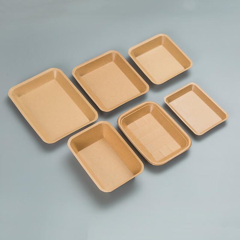 Disposable Kraft Paper Food Tray