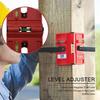 Spirit Level,Magnetic Post Level Tool Folds for Storage, Check Bubble Level