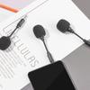 Card Mobile Phone Studio Megaphone Interview Microphone Mini Jack Microphone Stereo Mic Recording