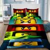 Exquisite 3D Hot Game Ninjago Wallpaper L-Legos Digital Printing Bedding Set Duvet Cover Comforter Bed Youth Girl Boys Gift