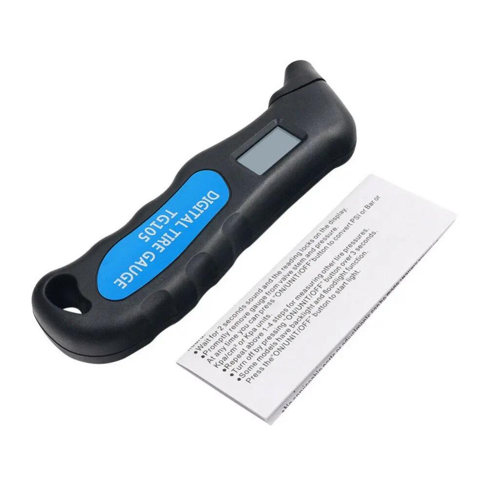 TG105 High-precision Digital Car Tire Tyre Air Pressure Gauge Meter LCD Display Manometer Barometers for Car Truck