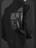 Men's Outdoor Sports Handbag Waterproof Multi-functional Chest Bag Travel Shoulder Bag Portable Waist Pack Crossbody