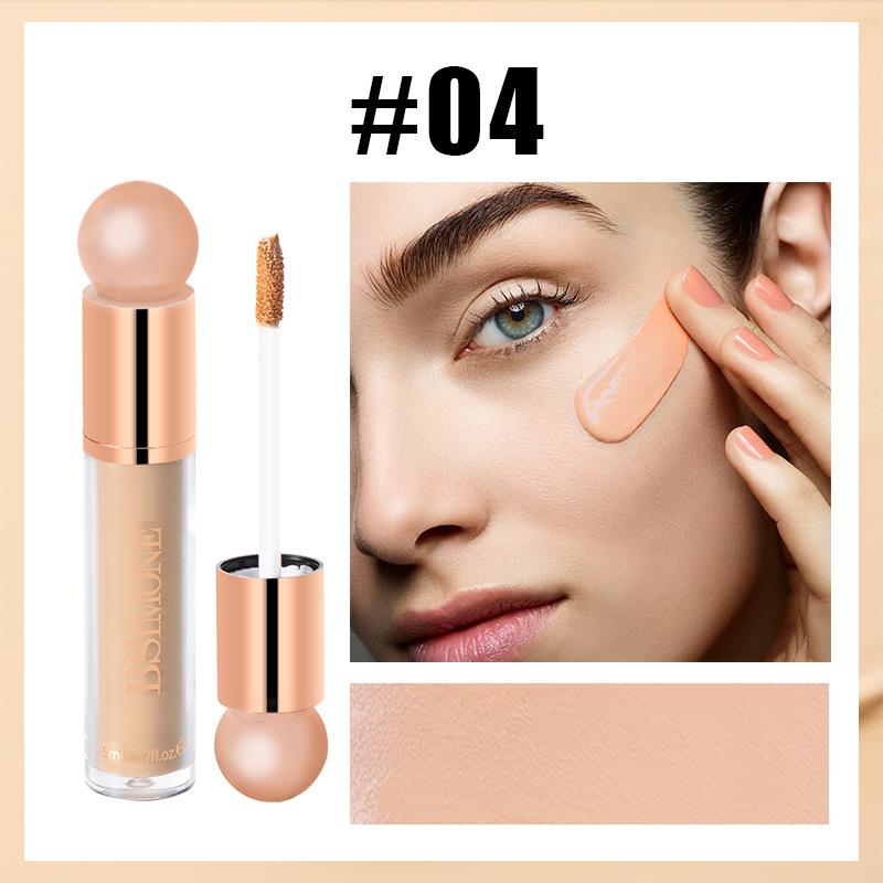 Bsimone 5Ml Full Coverage Liquid Foundation Concealer Covers Under Eye Dark Circles And Blemishes,Long-Lasting Waterproof