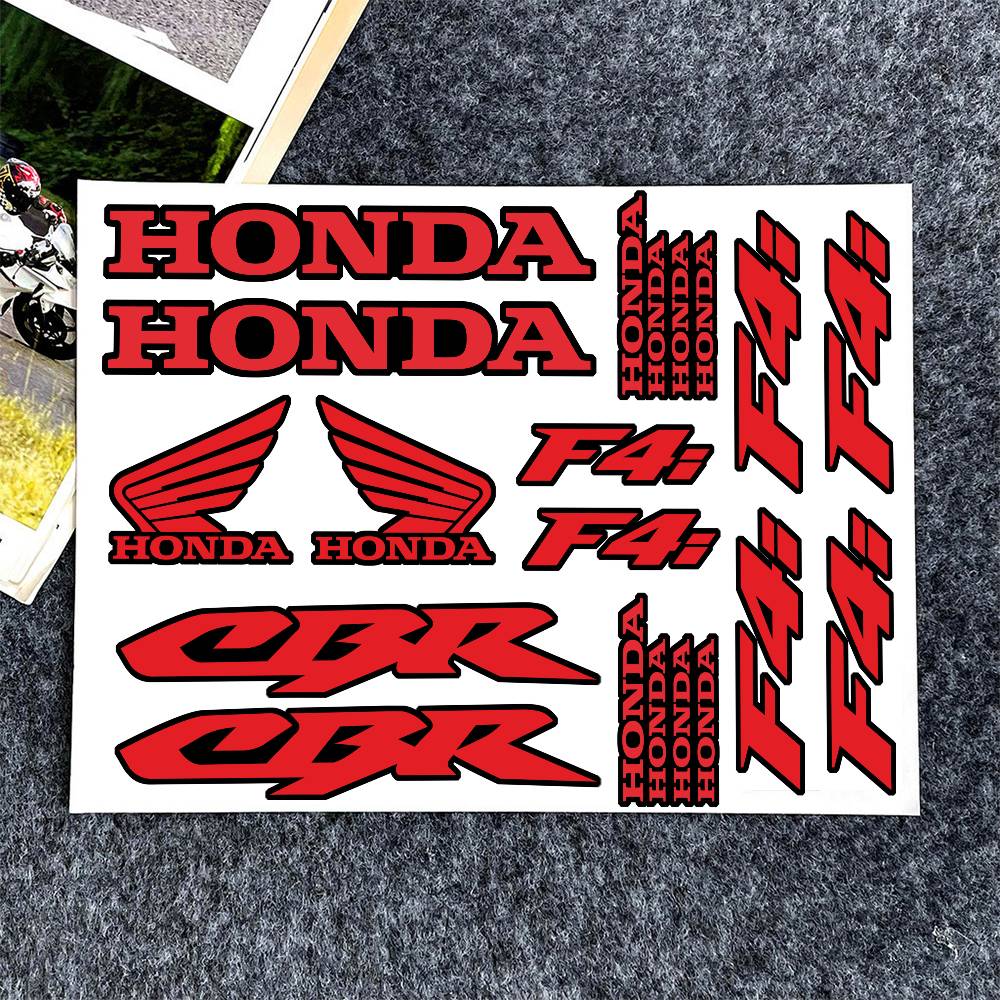S-honda-f4i-a Japanese Motorcycle Sticker Suitable for Motorcycle Body Reflective Car Sticker Helmet Decal ZV3