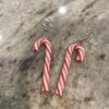 Christmas Crutch Earrings Stylish Ear Accessories Cute Ear Jewelry for Christmas