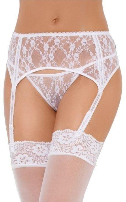 White Set - Garter Belt and Thong Softline 3311 /