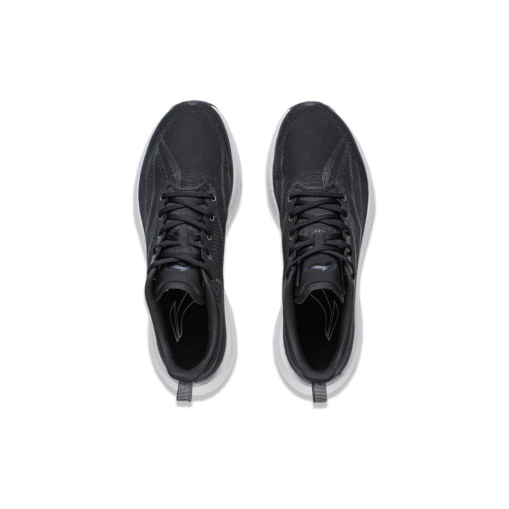New LiNing Super Light 21 Cushioning Anti Slip Wear Resistant Breathability Low Top Running Shoes Women's Black ARBU002-2