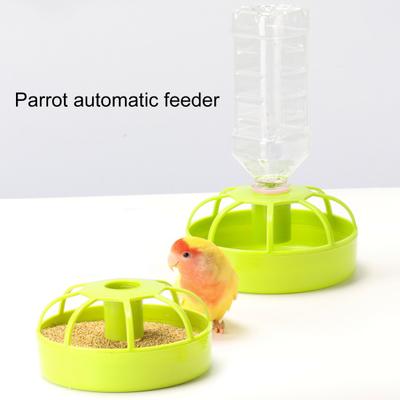 Alimentador de pájaros de doble uso, ocho rejillas, gran capacidad, práctica caja de alimentación para pollos, pájaros y loros, suministros para mascotas