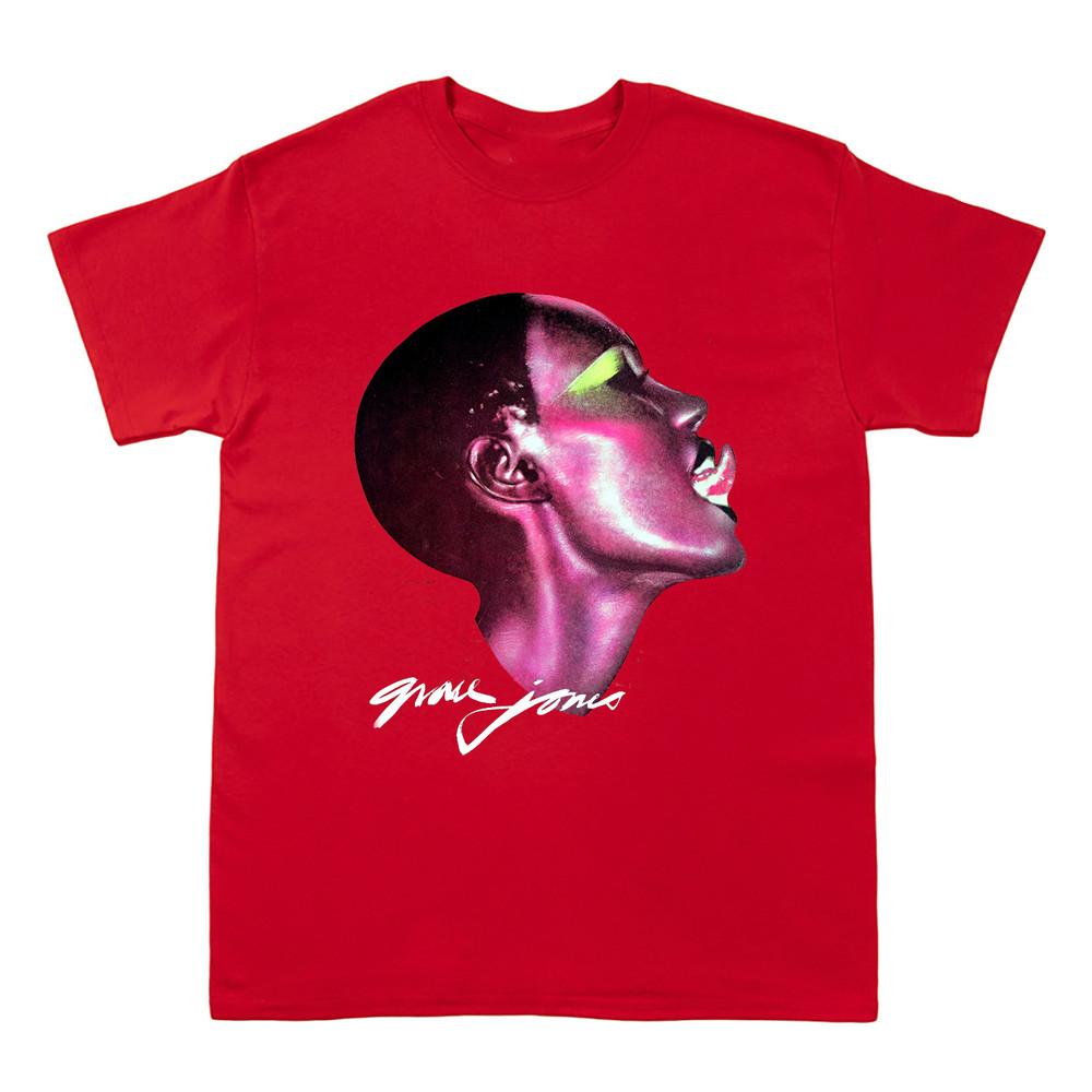 For Your Weekend - Grace Jones Short Sleeve Red All Size Gift Shirt Unisex T-Shirt XL