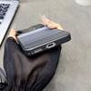 iQOO15 Magnetic Phone Case with Kevlar Texture and Plaid Stripe Design – Hidden Magnetic Feature for Men and Women