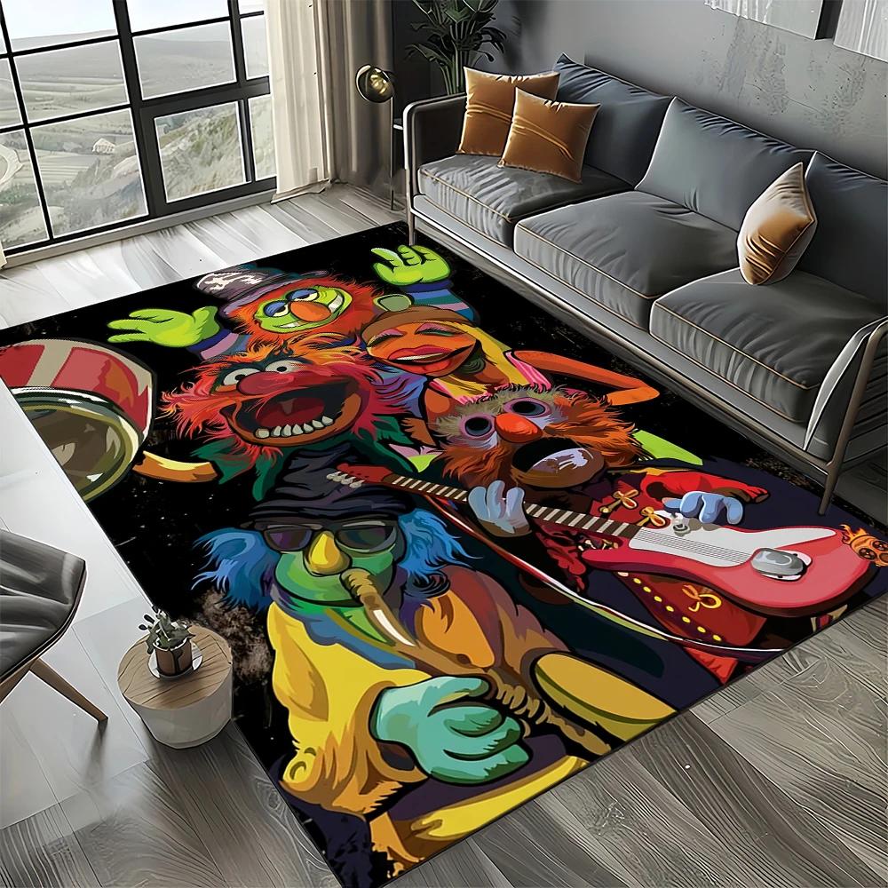 2025 New Style Sesame Street Cartoon TV Carpet Rug for Living Room Bedroom Home Sofa Decoration,Kids Play Non-slip Floor Mat